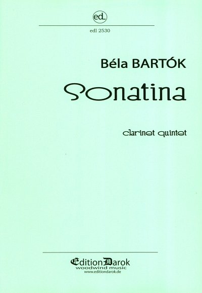 B. Bartok: Sonatina, 5Klar (Pa+St)