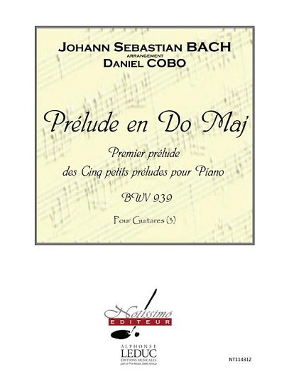 J.S. Bach: Cobo Prelude In C BWV939 Prelude No 1 3 Guit, Git
