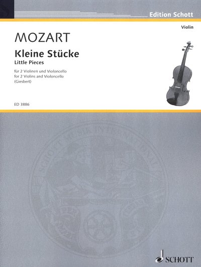 W.A. Mozart: Kleine Stücke , 2VlVc (Pa+St)