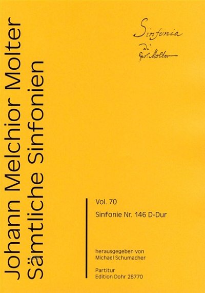 J.M. Molter: Sinfonie Nr. 146 D-Dur MWV VII 146 (Part.)