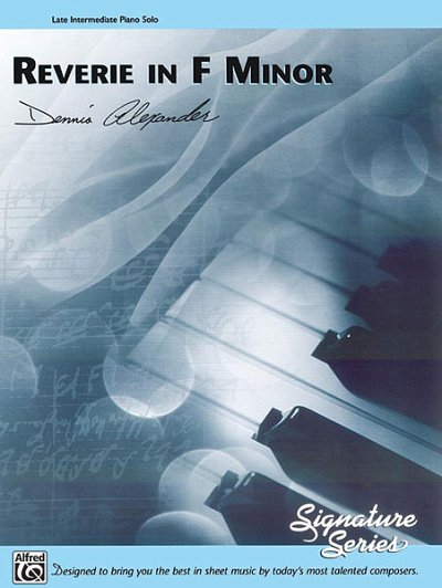 D. Alexander: Reverie in F Minor