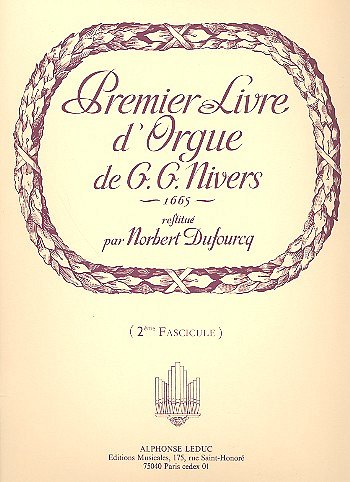 Livre d'Orgue No. 1 Vol. 2, Org (Part.)
