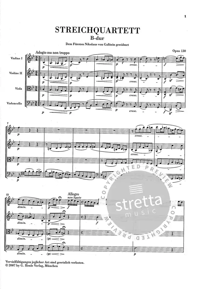 L. v. Beethoven: Die Streichquartette, 2VlVaVc (7STP) (4)