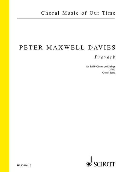 P. Maxwell Davies y otros.: Proverb