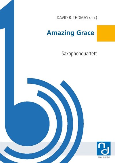 (Traditional): Amazing Grace, 4Sax (Pa+St)