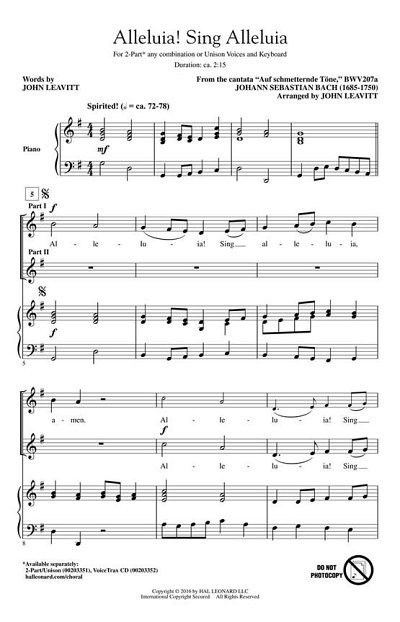 J.S. Bach: Alleluia! Sing Alleluia