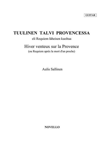 A. Sallinen: A Windy Winter In Provence (Violin/Guitar Parts)