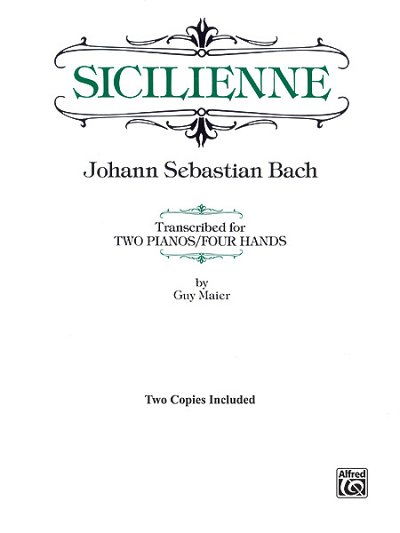 J.S. Bach: Sicilienne, Klav (EA)