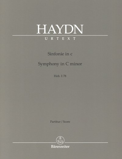 J. Haydn: Sinfonie in c Hob. I:78, Sinfo (Part)