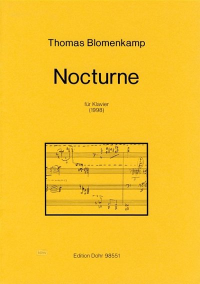 T. Blomenkamp: Nocturne, Klav (Part.)