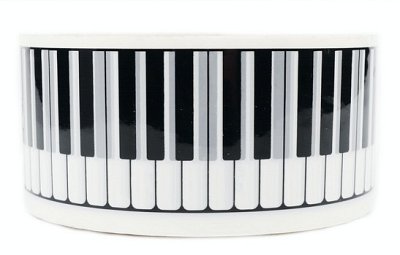 Klebeband Tastatur (schwarz-weiß)