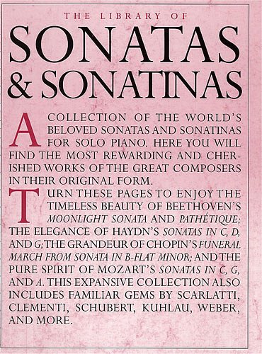 Library Of Sonatas And Sonatinas