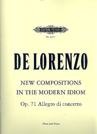 Lorenzo Leonardo De: Allegro Op 74