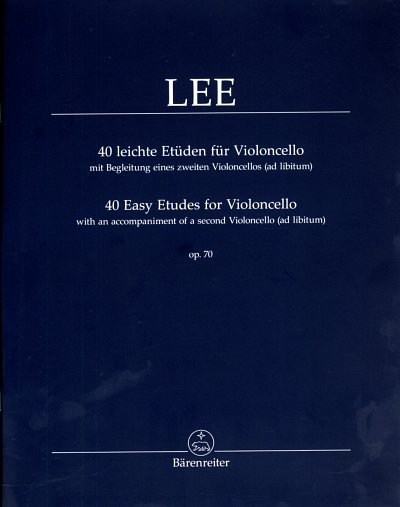 S. Lee: 40 leichte Etüden für Violoncello mit Beg, Vc (Sppa)