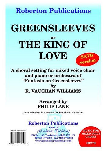 R. Vaughan Williams: Greensleeves, GchKlav (Chpa)