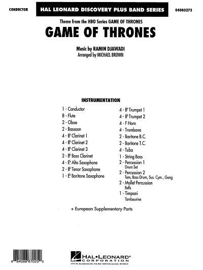 R. Djawadi: Game of Thrones, Blaso (Part.)
