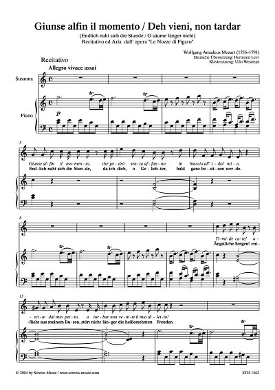 DL: W.A. Mozart: Giunse alfin il momento / Deh vieni, non ta