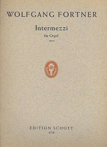 W. Fortner: Intermezzi , Org