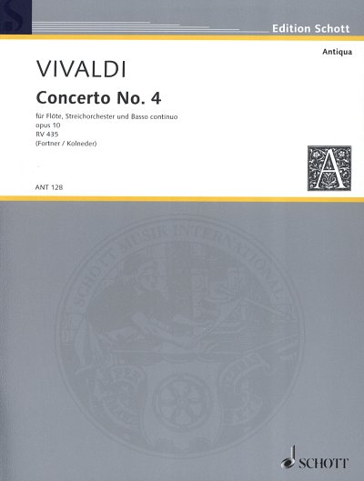A. Vivaldi: Concerto Nr. 4 G-Dur op. 10/4 RV 435/PV  (Part.)