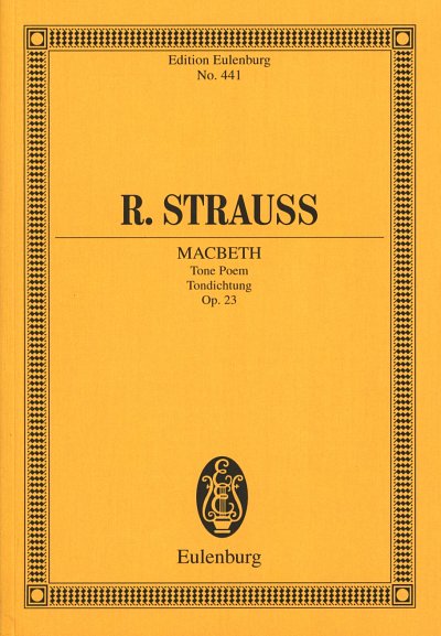 R. Strauss: Macbeth Op 23 Eulenburg Studienpartituren