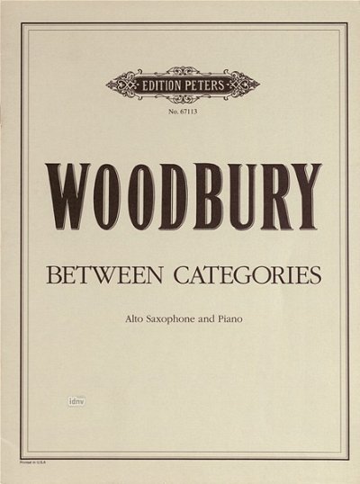 Woodbury Arthur: Between Categories (1982)