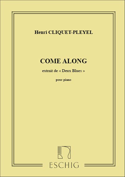 H. Cliquet-Pleyel: Pleyel 2 Blues N 1 Pno , Klav