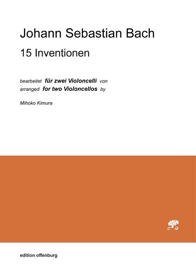 DL: J.S. Bach: 15 Inventionen für zwei Violoncelli, 2Vc (Pa+