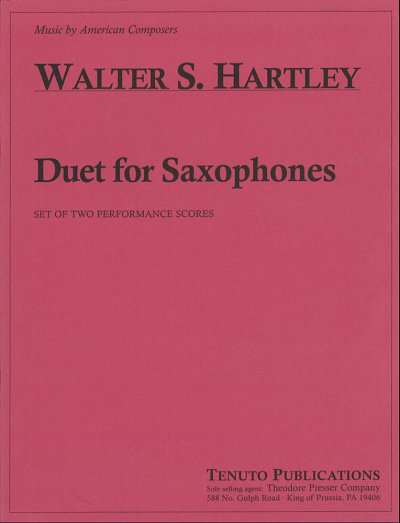 H. Walter: Duet for Saxophones