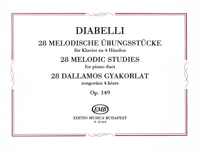 A. Diabelli: 28 melodische Übungsstücke op. 149