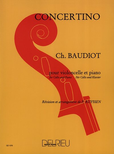C. Baudiot: Concertino, VcKlav (KlavpaSt)