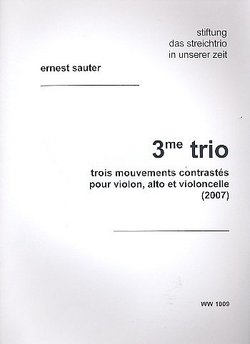 Sauter Ernest: Trio 3