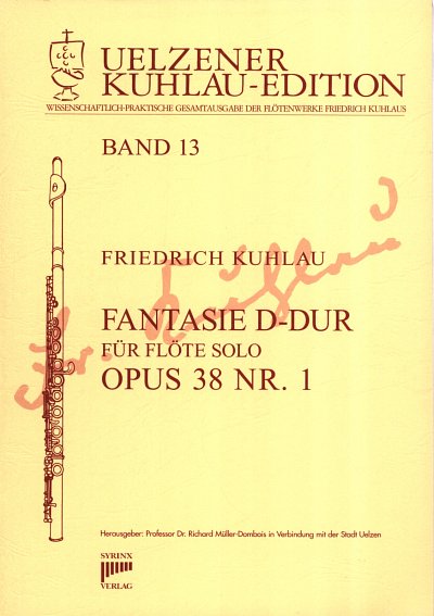 F. Kuhlau: Fantasie D-Dur Op 38/1 Uelzener Kuhlau Edition 13