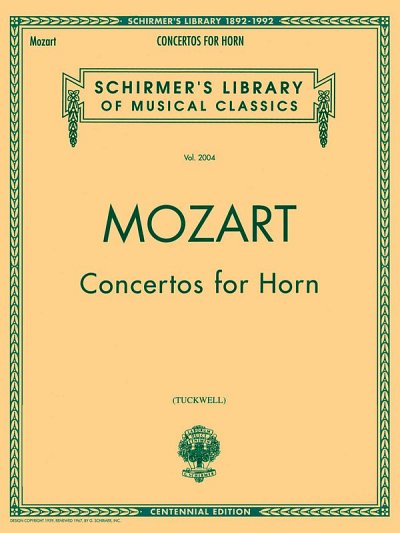 W.A. Mozart: Concertos For Horn, HrnKlav (KlavpaSt)