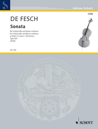 DL: W. de Fesch: Sonata g-Moll, VcBc