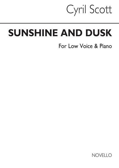 C. Scott: Sunshine And Dusk-low Voice/Piano, GesTiKlav (Bu)