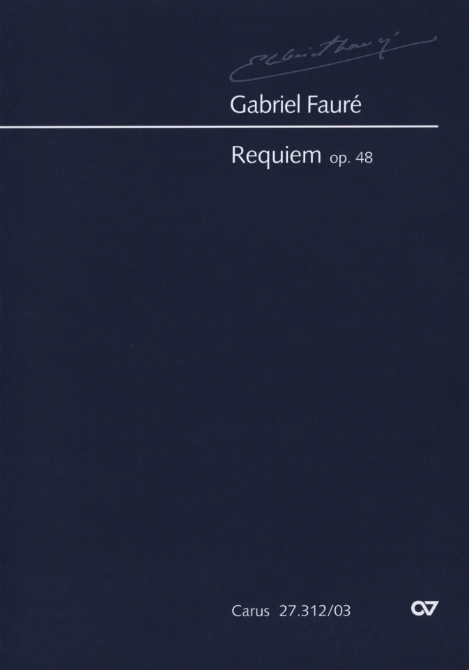 G. Fauré: Requiem op. 48, 2GsGchOrchOr (KA) (0)