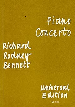 R.R. Bennett: Piano Concerto, KlavOrch (Part.)