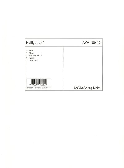 H. Holliger: Quintett