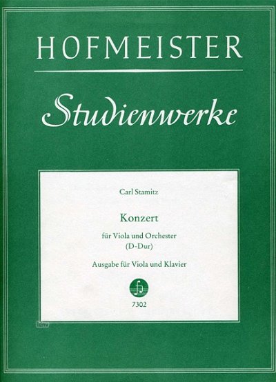 C. Stamitz: Konzert D-Dur für Viola und Orche, VaOrch (KASt)