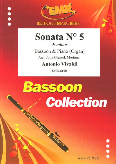 A. Vivaldi: Sonata N° 5 in E minor, FagKlav/Org