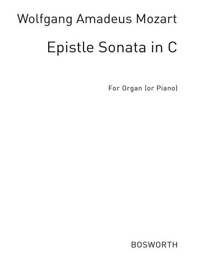 Epistle Sonata In C KV336, Org