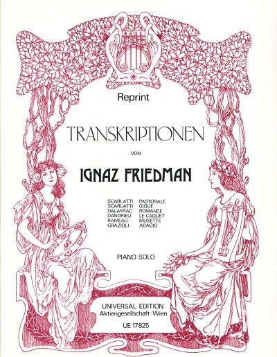 I. Friedman: Transkriptionen für Klavier 1, Klav