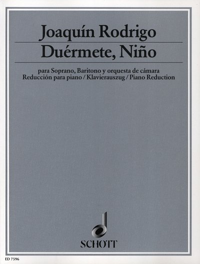 J. Rodrigo: Duérmete, Niño (1952), 2GesSBarKame (KA)