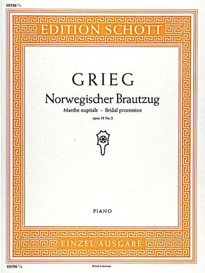 DL: E. Grieg: Norwegischer Brautzug, Klav