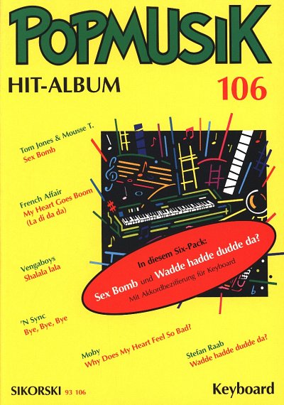 R. Kula: Popmusik Hit-Album 106, Key/Akk