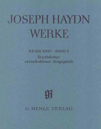 H. Joseph: Textbücher verschollener Singspiele