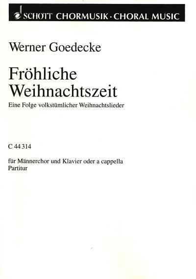 G. Werner: Fröhliche Weihnachtszeit , Mch4Klav (Part.)