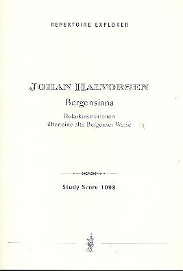 J. Halvorsen: Bergensiana, Sinfo (Stp)