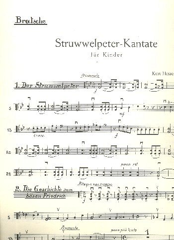 H. Kurt: Der Struwwelpeter op. 49  (Vla)