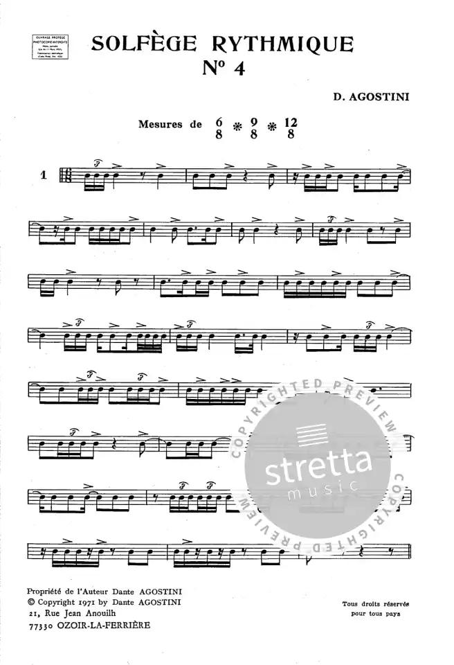 D. Agostini: Rhythmische Notenlehre 4, Instr (1)